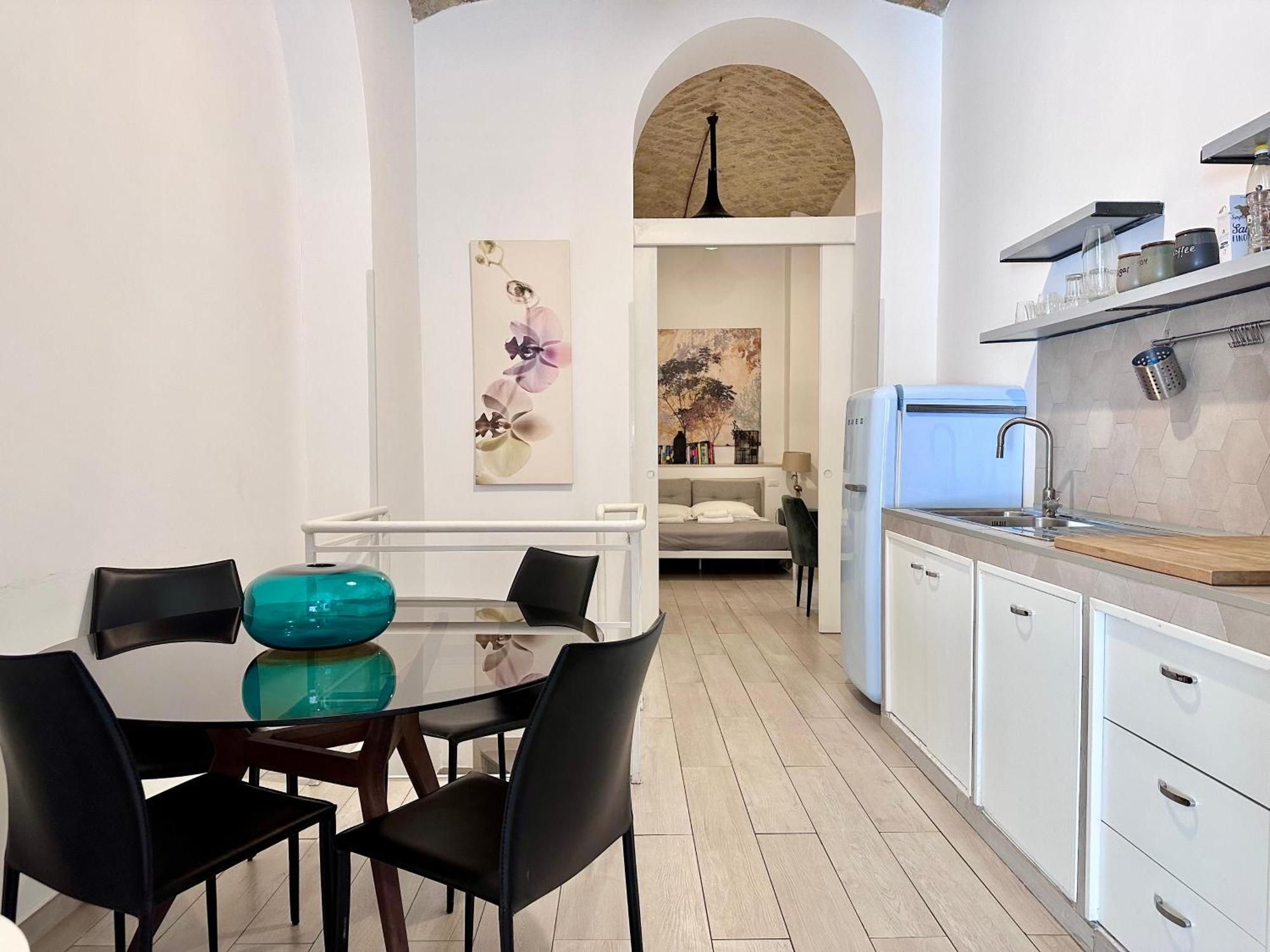 One-Bedroom Loft Apartment with Balcony